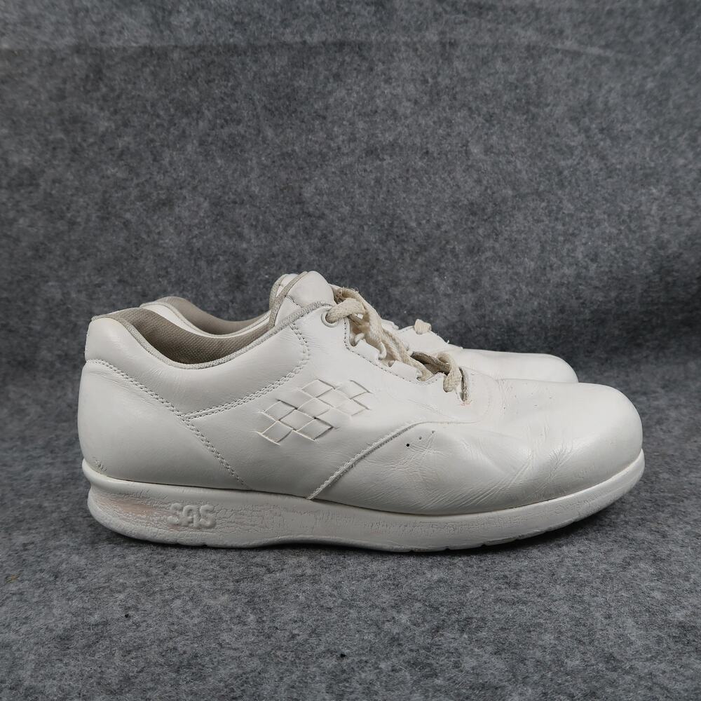 SAS Shoes Womens 7 Casual Sneaker Freetime Walking Leather Comfort Lace Up White